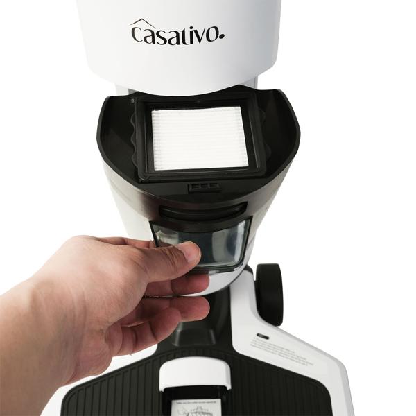 Hocheffizienter 2-in-1 Boden-Wischsauger mit HEPA-Filter, 220 W, 550ml, Akkubetrieb, OLED-Display, Flexibles Saugen & Wischen für eine gründliche Reinigung