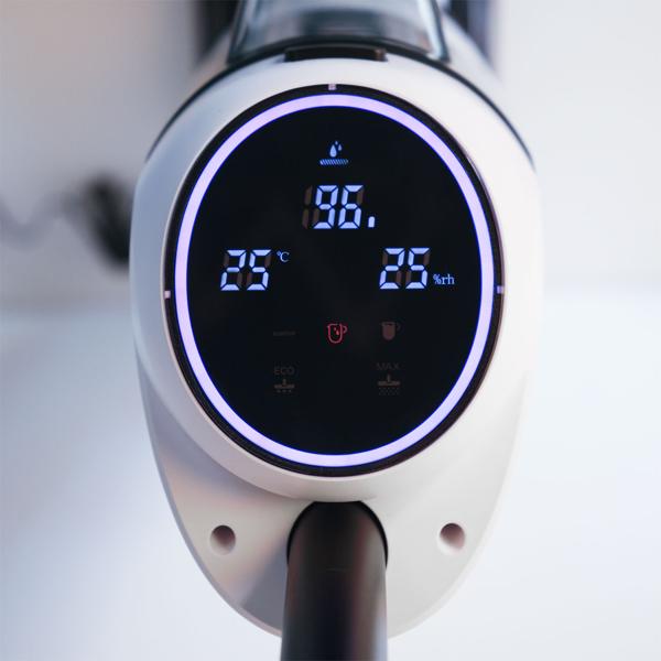 Hocheffizienter 2-in-1 Boden-Wischsauger mit HEPA-Filter, 220 W, 550ml, Akkubetrieb, OLED-Display, Flexibles Saugen & Wischen für eine gründliche Reinigung