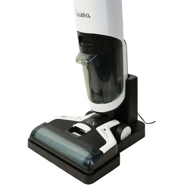 Hocheffizienter 2-in-1 Boden-Wischsauger mit HEPA-Filter, 220 W, 550ml, Akkubetrieb, OLED-Display, Flexibles Saugen & Wischen für eine gründliche Reinigung