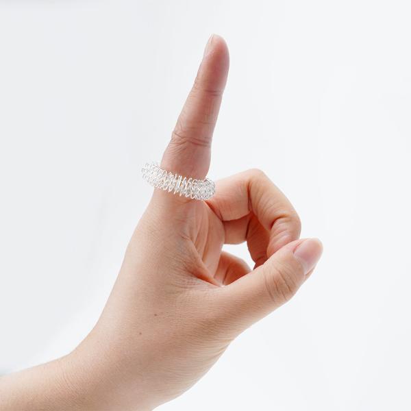 Akupressurringe 10er Set Gold/Silber - Fingermassage für Vitalität, Leistung & Wohlbefinden - Edelstahl, Einheitsgrösse, 3g - TCM-basiert