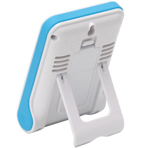 2er-Set Digitales Funk-Poolthermometer mit LCD-Basisstation - Präziser IPX8 Sender für Teich & Pool - Funk-Reichweite 60m - 433 MHz - Bis zu 3 Thermometer