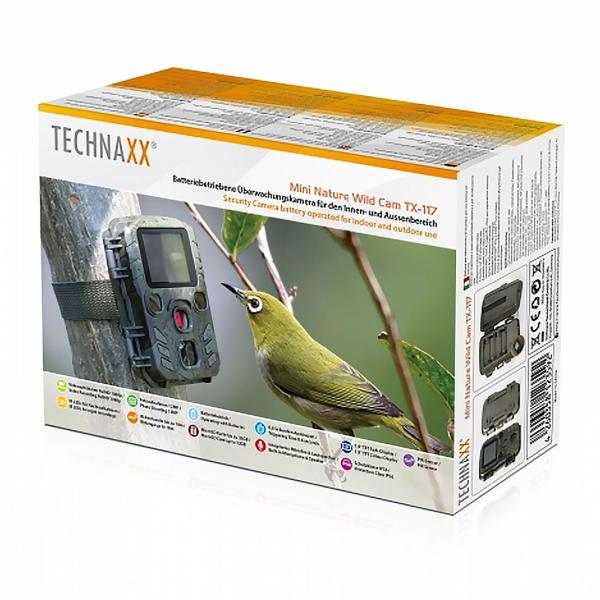 Mini-Wildkamera Full HD 1080p - Jagdkamera mit PIR-Sensor, 0.6s Auslösezeit, Nachtsicht & 1.9" LCD - IP56 Outdoor-Überwachung