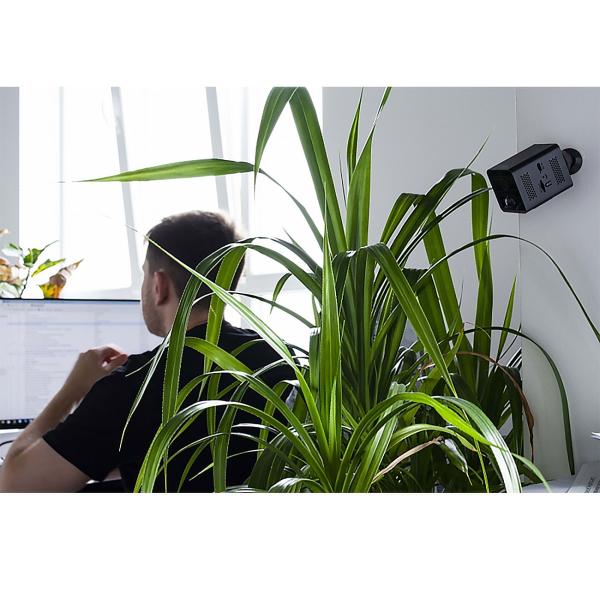 Smarte Mini Überwachungskamera (Full HD) für Innen – Mit PIR Sensor, App Steuerung, schwarz (4,8 x 6,6 x 4,8 cm) – Einfache Überwachung in Top-Qualität