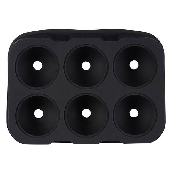 Eiswürfelform Silikon 2er-Set - 12 Eiskugeln Ø 4,5 cm - BPA-frei, hitzebeständig, spülmaschinenfest - Für Cocktails & Backen