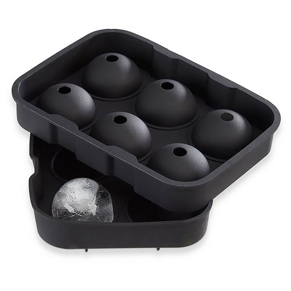 Eiswürfelform Silikon 2er-Set - 12 Eiskugeln Ø 4,5 cm - BPA-frei, hitzebeständig, spülmaschinenfest - Für Cocktails & Backen