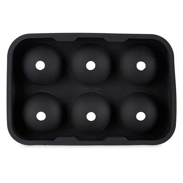 Eiswürfelform Silikon 2er-Set - 12 Eiskugeln Ø 4,5 cm - BPA-frei, hitzebeständig, spülmaschinenfest - Für Cocktails & Backen