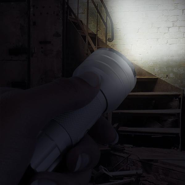 Hochwertige LED-Taschenlampe mit Aluminium-Gehäuse und 21 LEDs, Helle Strahlkraft und lange Lebensdauer, Zuhause, Camping, Outdoor Abenteuer