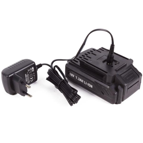 Kabelloser 18V Akku-Handkompressor mit Aufsätzen: Elektrische Luftpumpe, grün/schwarz, für schnelles Aufpumpen von Luftmatratzen, Booten