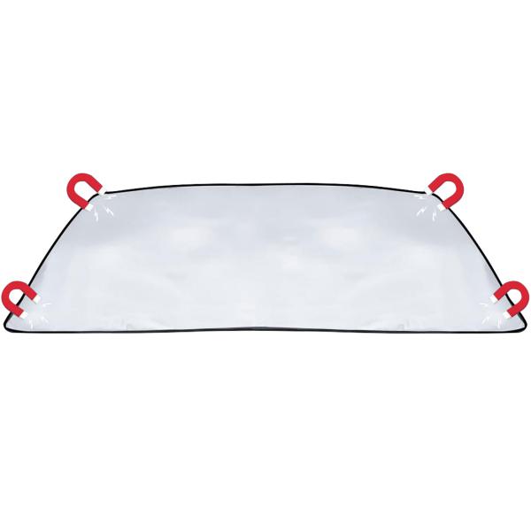 Auto Sonnenschutz mit Magnetfunktion, 2er-Set Anti-Eis-Scheibenabdeckung, weiss, 160x95cm