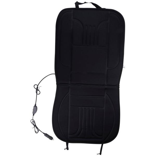 2er-Set Beheizbares Autositzkissen - Sitzheizung für Komfort & Wärme im PKW - 2 Heizstufen (35W/45W), 98x49 cm, 12V Zigarettenanzünder-Anschluss