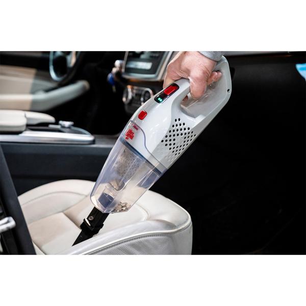 Dirt Devil kabelloser 2 in 1 Staubsauger beutellos, Akku Staubsauger mit Handfunktion, weiss, rot, anthrazit