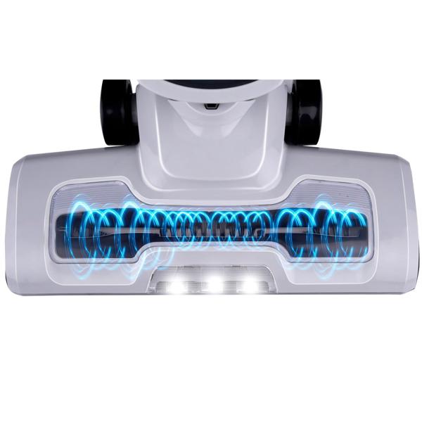 Dirt Devil kabelloser 2 in 1 Staubsauger beutellos, Akku Staubsauger mit Handfunktion, weiss, rot, anthrazit