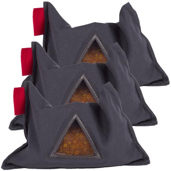 3er Set Autoentfeuchter wiederverwendbar - beugt beschlagenen Scheiben Schimmel Gerüchen vor - Silikatkristalle Farbwechsel Orange/Grün