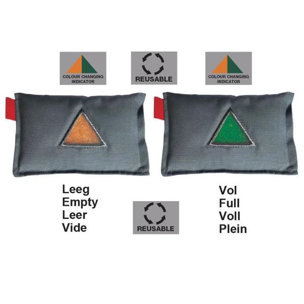 3er Set Autoentfeuchter wiederverwendbar - beugt beschlagenen Scheiben Schimmel Gerüchen vor - Silikatkristalle Farbwechsel Orange/Grün