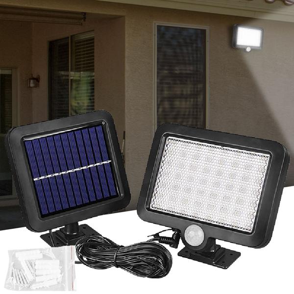 Leistungsstarkes LED-Flutlicht mit Solarbetrieb & Bewegungssensor, wetterfest (IP44), ideal für Garten, Einfahrt & Terrasse, energieeffizient & hell