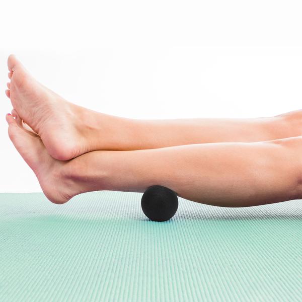 2er-Set Punktueller Massage-Ball, 8 cm, schwarz – Faszientrainer für effektive Schmerzlinderung & Tiefenentspannung