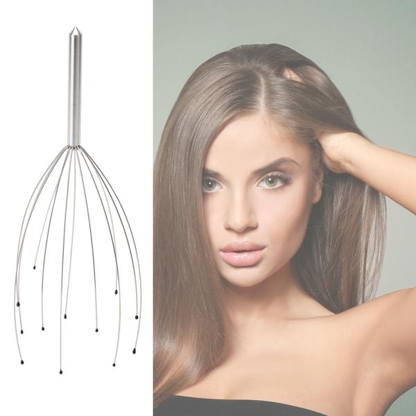 4er-Set Kopfmassagegerät mit Wohlfühl-Noppen, Kopfmassage-Spinne für tiefe Entspannung, Wellness und Stressabbau, sofortige Wirkung