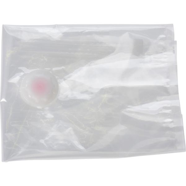 6er-Set Vakuumbeutel mit Schraubdeckel - Platzsparende Kleider-Kompression bis 75% für Reisen & Zuhause - 3x Klein, 2x Mittel, 1x Gross - Transparent