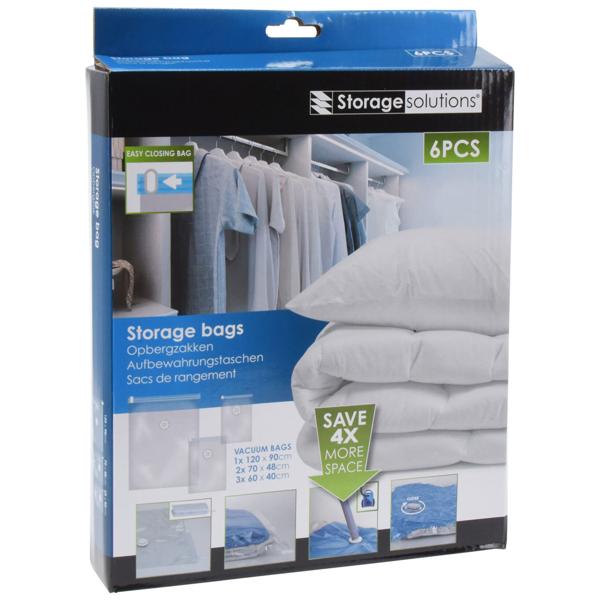 Kleider Vakuumbeutel 12er Spar Set, Schraubdeckel, 6xklein, 4xmittel und 2xgross, Wiederverwendbar, Dicht und robust, Kompressionsbeutel für die Reise