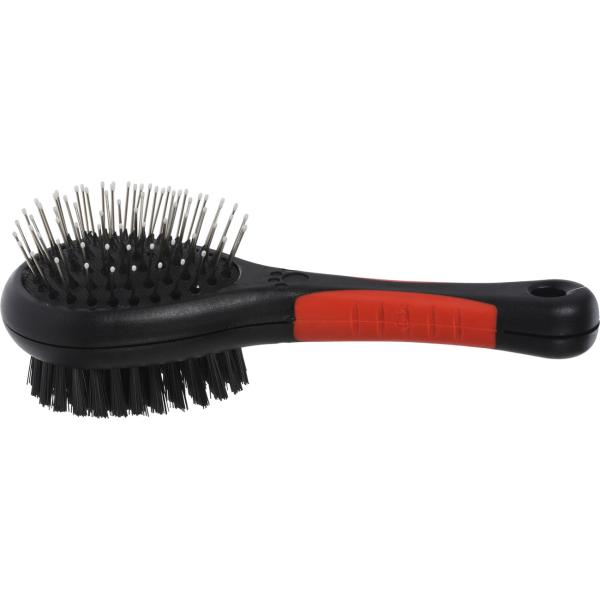 Hundepflege-Set 9-teilig in Tasche - Tägliche Fellpflege für gesundes, glänzendes Fell - Inkl. Bürsten, Schere, Nagelschere, Entfilzer - Für Hunde & Katzen