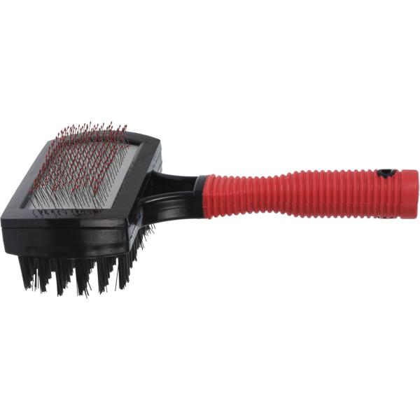 Hundepflege-Set 9-teilig in Tasche - Tägliche Fellpflege für gesundes, glänzendes Fell - Inkl. Bürsten, Schere, Nagelschere, Entfilzer - Für Hunde & Katzen