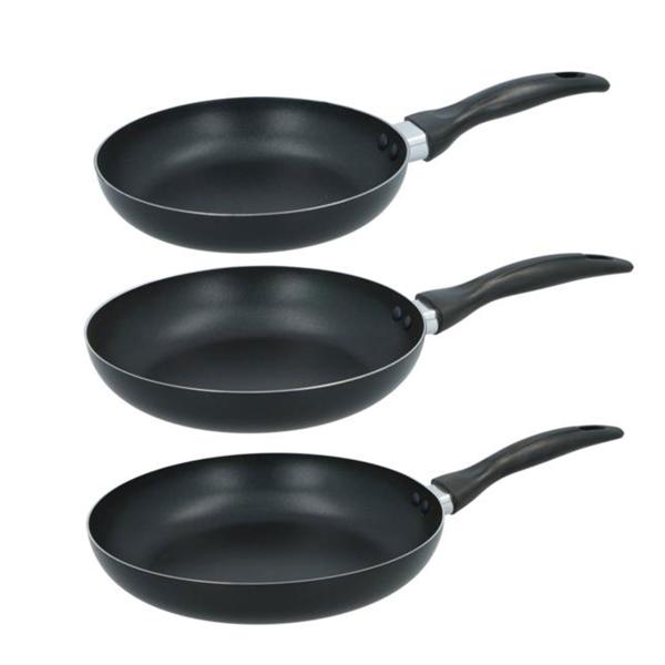 Bratpfannen 3er-Set – Antihaftbeschichtet & PFOA-frei – Aluminium, Ø 20/24/28 cm – für Ceran, Halogen, Gas & Elektro – Modernes Design