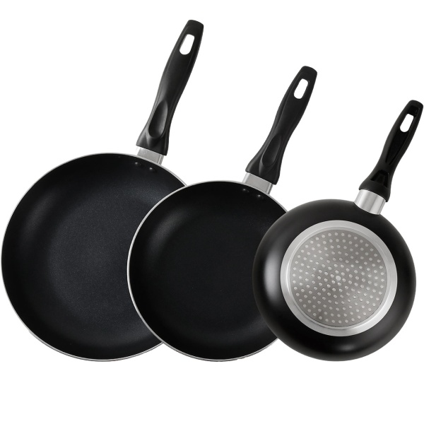 Bratpfannen 3er-Set – Antihaftbeschichtet & PFOA-frei – Aluminium, Ø 20/24/28 cm – für Ceran, Halogen, Gas & Elektro – Modernes Design