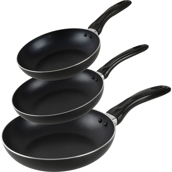 Bratpfannen 3er-Set – Antihaftbeschichtet & PFOA-frei – Aluminium, Ø 20/24/28 cm – für Ceran, Halogen, Gas & Elektro – Modernes Design