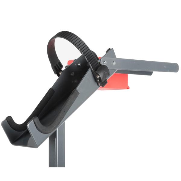 Fahrrad-Reparaturständer - Höhenverstellbar 95-105 cm - Rückenschonendes Arbeiten, sicherer Halt bis 20 kg, klappbar mit Storagebox - Montageständer