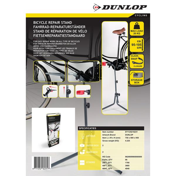 Fahrrad-Reparaturständer - Höhenverstellbar 95-105 cm - Rückenschonendes Arbeiten, sicherer Halt bis 20 kg, klappbar mit Storagebox - Montageständer