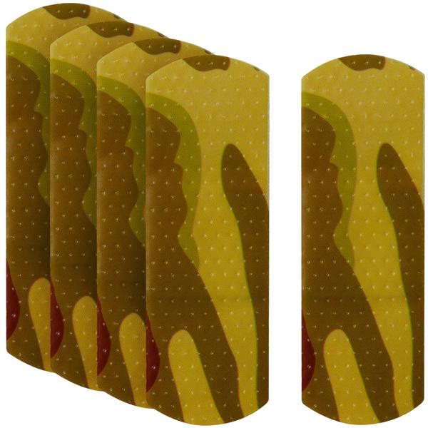 Kinderpflasterset 20-tlg - Bunte Farben & Muster für Kinder - Sterile Wundpflaster 5.6x1.9cm - Hygienisch einzeln verpackt aus Polyethylen