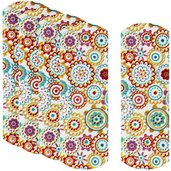 Kinderpflasterset 40-tlg - Bunte Farben & Muster für Kinderhaut - Steril einzeln verpackt - 5,6 x 1,9 cm Pflaster aus Polyethylen