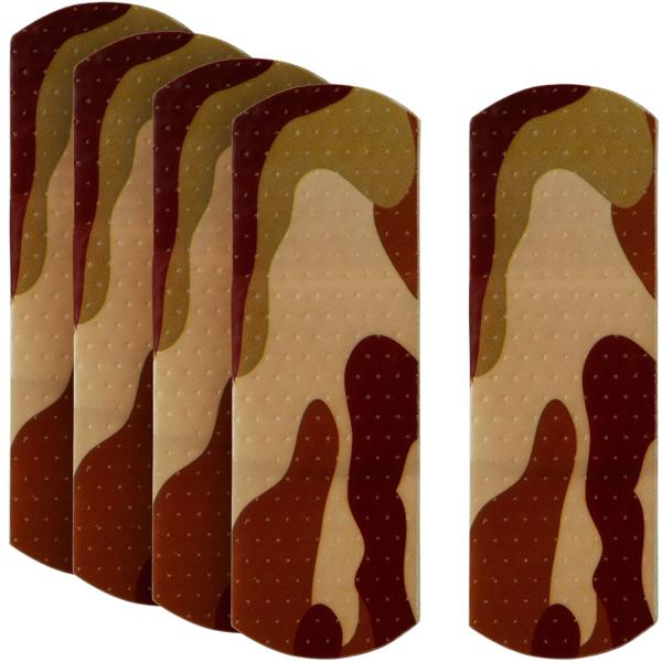 Kinderpflasterset 40-tlg - Bunte Farben & Muster für Kinderhaut - Steril einzeln verpackt - 5,6 x 1,9 cm Pflaster aus Polyethylen