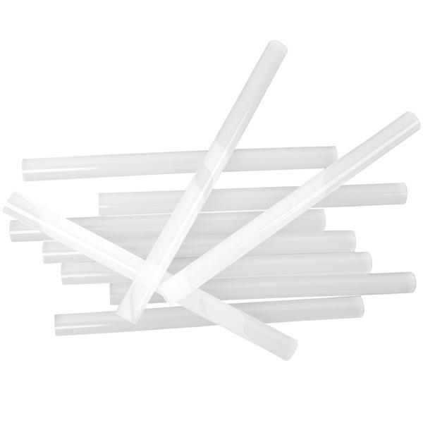 Heisskleber Patronen 200 Stück - präzises Fixieren & Dekorieren für Basteln Heimwerken - Polyvinyl Klebesticks 15x1,1 cm - transparent