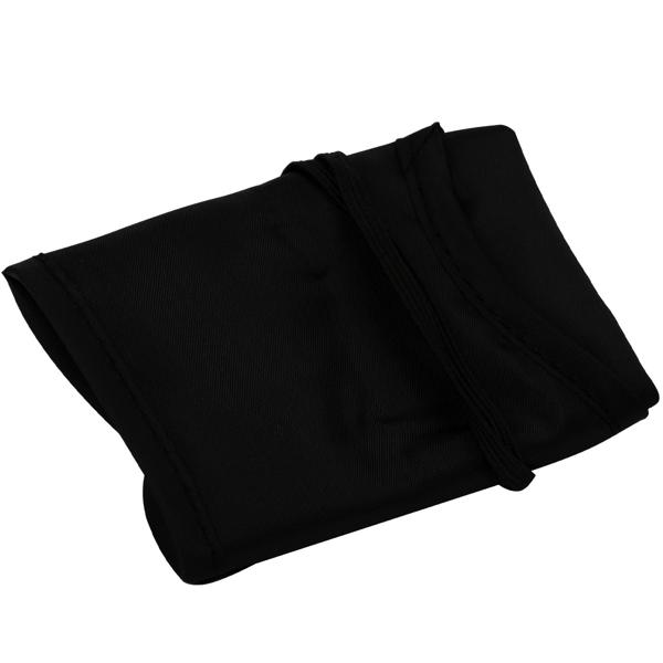 2er-Set Reise Schlafset - Schlafmaske mit Ohrstöpseln - Schutz vor Licht & Lärm - Anpassbar, wiederverwendbar, waschbar - Schwarz/Orange