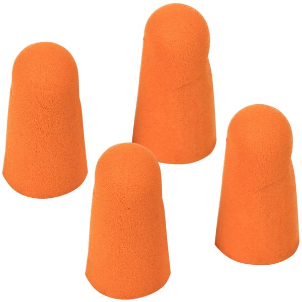 2er-Set Reise Schlafset - Schlafmaske mit Ohrstöpseln - Schutz vor Licht & Lärm - Anpassbar, wiederverwendbar, waschbar - Schwarz/Orange