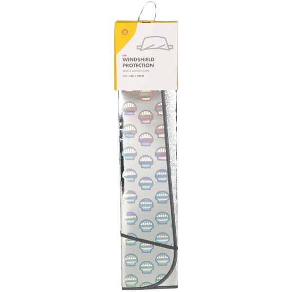 2er-Set SHELL Windschutzscheibenabdeckung - Ganzjahresschutz vor Eis, Frost, Schnee & UV-Strahlung - 150x70cm, magnetisch, reissfest, universell für PKW