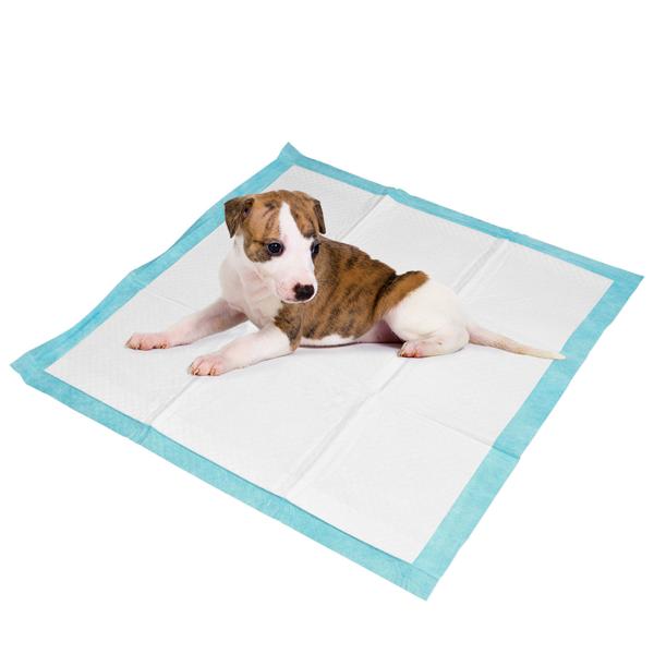 6x Saugstarke Welpenunterlagen (60x60cm): 5-lagig, 100% auslaufsicher - Hygienische Trainingsunterlage für Hunde - Schützt Böden