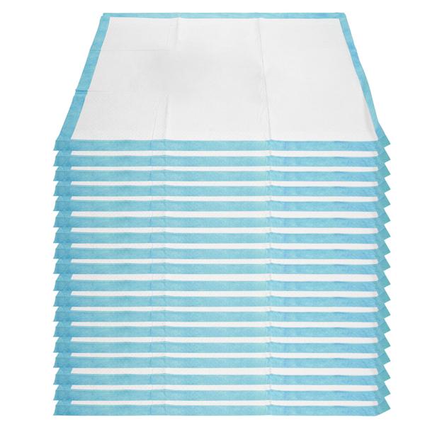 Trainingspads für Hunde (20 Stück): 5-lagige, extra saugfähige Welpenunterlagen, auslaufsicher, 60x60 cm - saugstark u. hygienisch