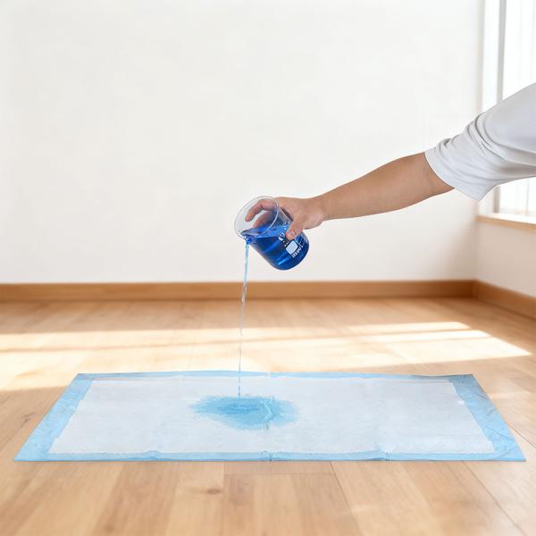 XL-Packung Trainingspads für Hunde (100 Stück): 5-lagige, extra saugfähige Welpenunterlagen, auslaufsicher, 60x90 cm - saugstark u. hygienisch