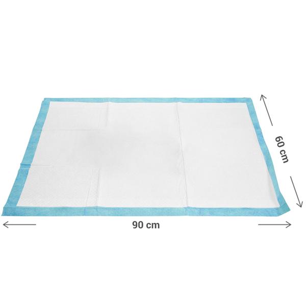 XXL-Spar Pack Trainingspads für Hunde (500 Stück): 5-lagige, extra saugfähige Welpenunterlagen, auslaufsicher, 60x90 cm - saugstark u. hygienisch