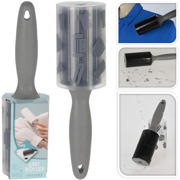 Fusselroller 2er-Set - Abwaschbar & Wiederverwendbar für Textilien, Möbel, Betten, Kleidung - Entfernt Fusseln, Tierhaare, Staub - langlebig, hygienisch