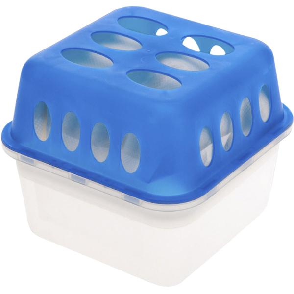 2er-Set Luftentfeuchter-Box mit 3er-Nachfüllpack Granulat - Gegen Kondensation & Schimmel - Ideal für Garagen Keller Wohnmobile - 400g/Beutel