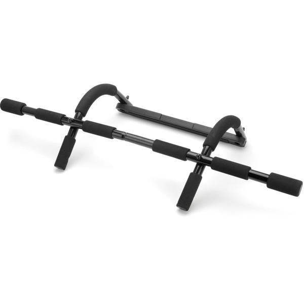 Klimmzugstange - Stahl Liegestützstange für Heimtraining & Ganzkörper-Workout - Max. 100 kg - Türrahmenmontage 60-80cm - Kratzschutz