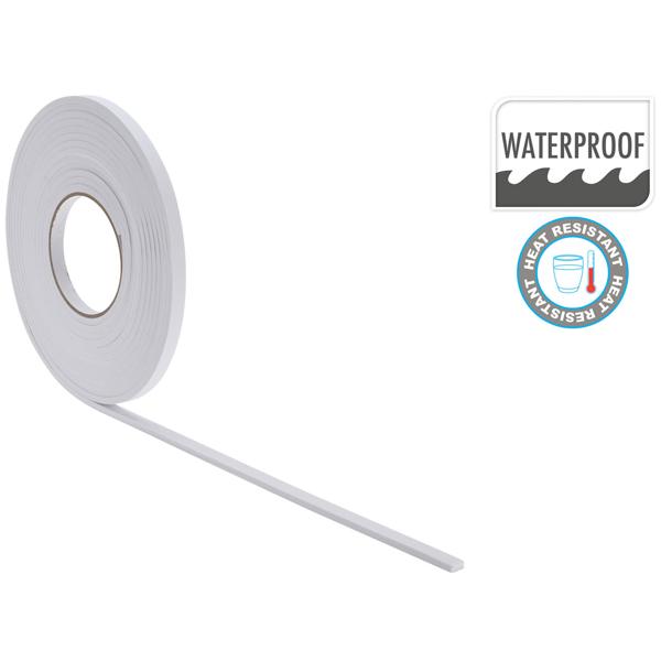 Zugluft-Stopper, Dichtungsband 2er-Set, 6 m x 1 cm, 5 mm dick, selbstklebend