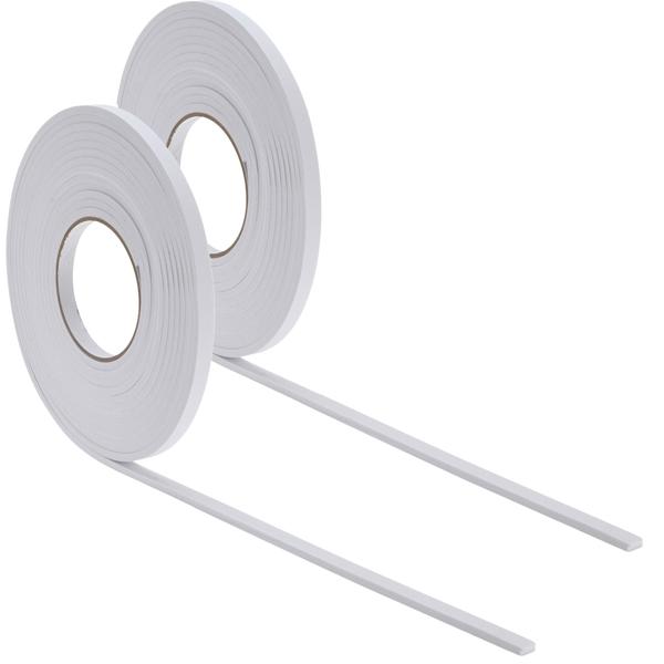 Zugluft-Stopper, Dichtungsband 2er-Set, 6 m x 1 cm, 5 mm dick, selbstklebend