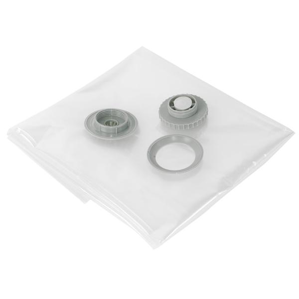 Vakuumbeutel 2er-Set transparent für Kleidung & Bettwäsche - Platzsparend, wiederverwendbar - Kompatibel mit Staubsauger - 1300x740mm & 860x500mm