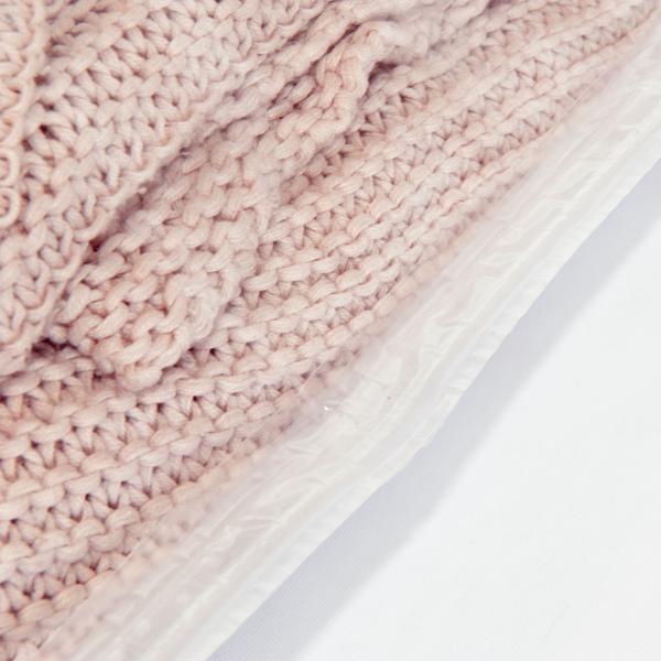 Vakuumbeutel für Kleidung & Bettwäsche 4er-Set - platzsparend im Koffer & Haushalt - transparent - kompatibel mit jedem Staubsauger - 2 Grössen