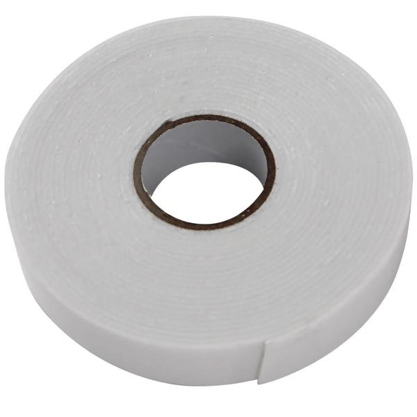 Starkes doppelseitiges Klebeband (5m, weiss): Vielseitiges Montageband für zuverlässige Befestigung. Extra starker Halt für viele Anwendungen