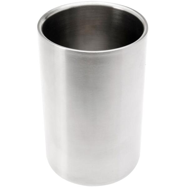 2er-Set Edelstahl Weinkühler Ø 12cm – Elegantes & zeitloses Design, doppelwandig für kühlen Wein, stilvoller Flaschenkühler